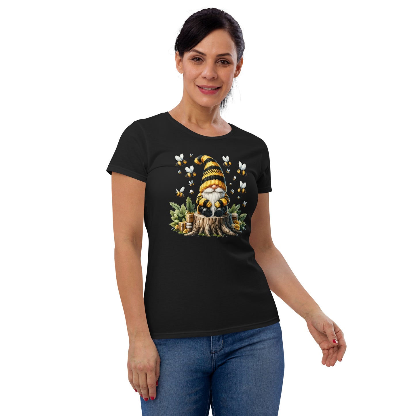 Women's Short Sleeve T-Shirt "Bee & Honey Gnomes" #9