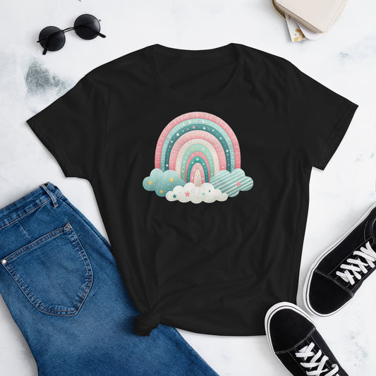 Women's Short Sleeve T-Shirt " Mint Clouds 2"