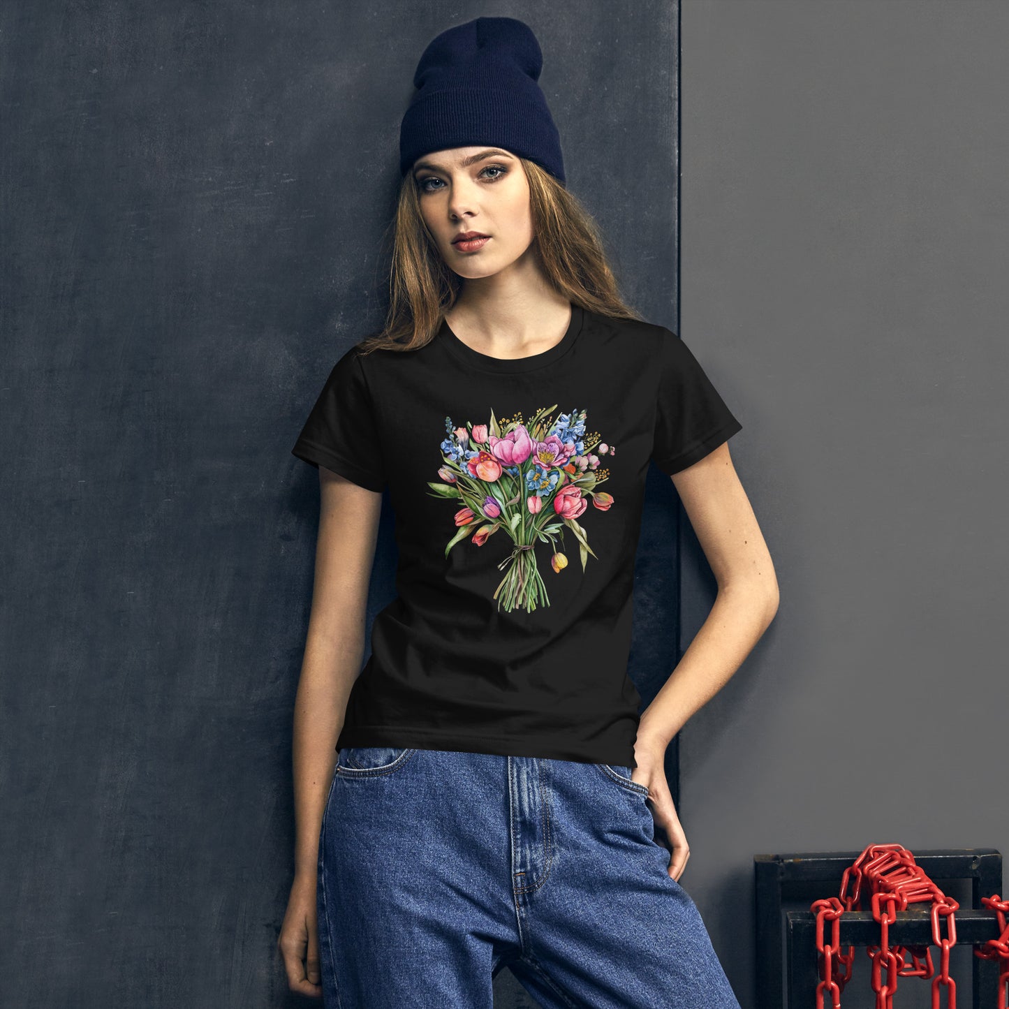 Women's Short Sleeve T-Shirt "Spring Bouquet"