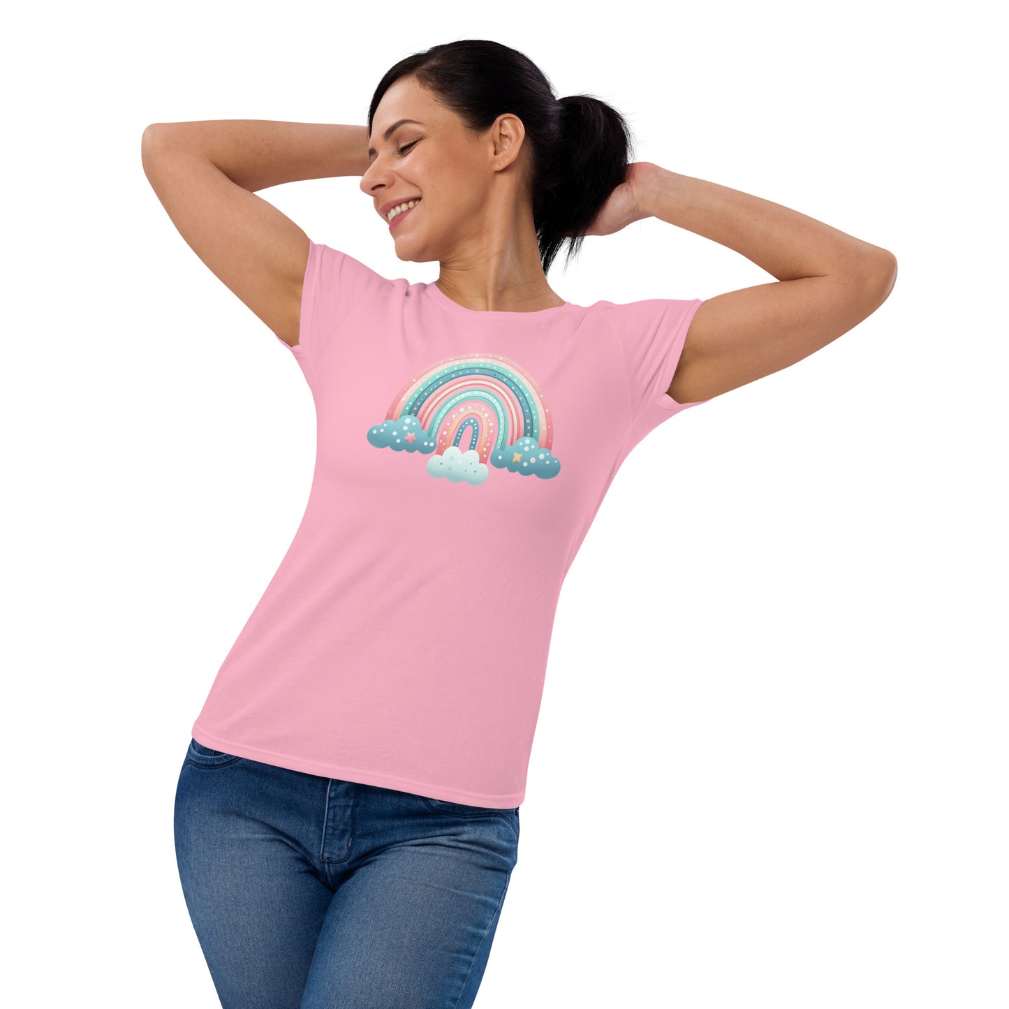 Women's Short Sleeve T-Shirt "Mint Cloud"