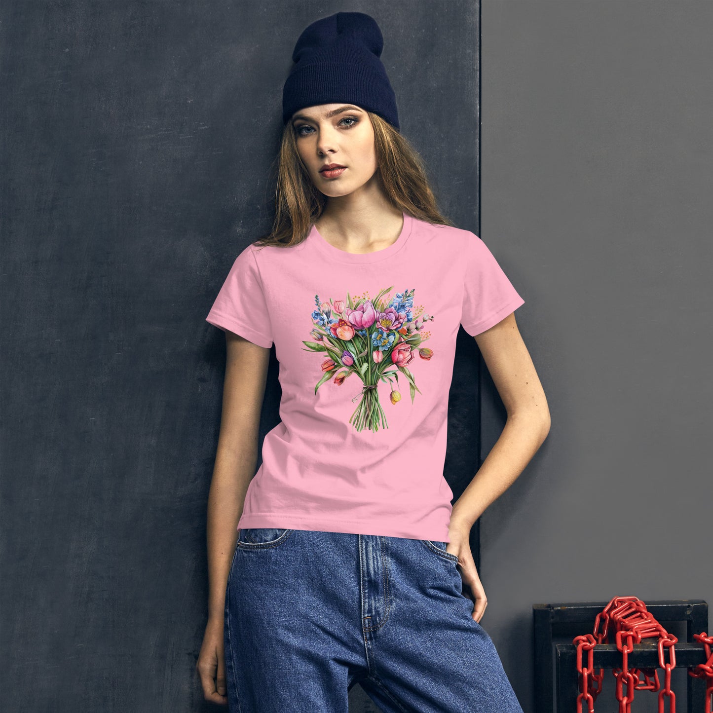 Women's Short Sleeve T-Shirt "Spring Bouquet"