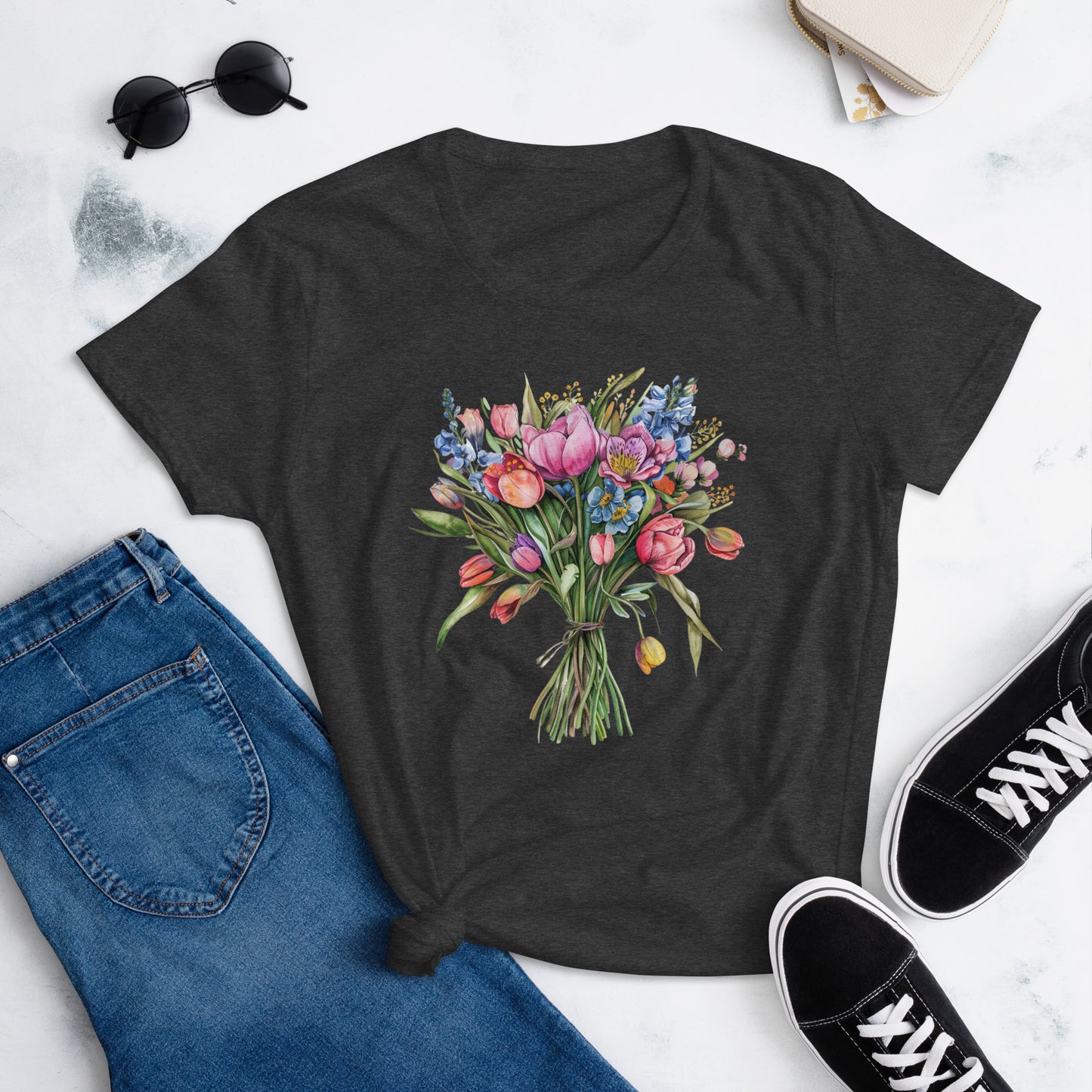 Women's Short Sleeve T-Shirt "Spring Bouquet"