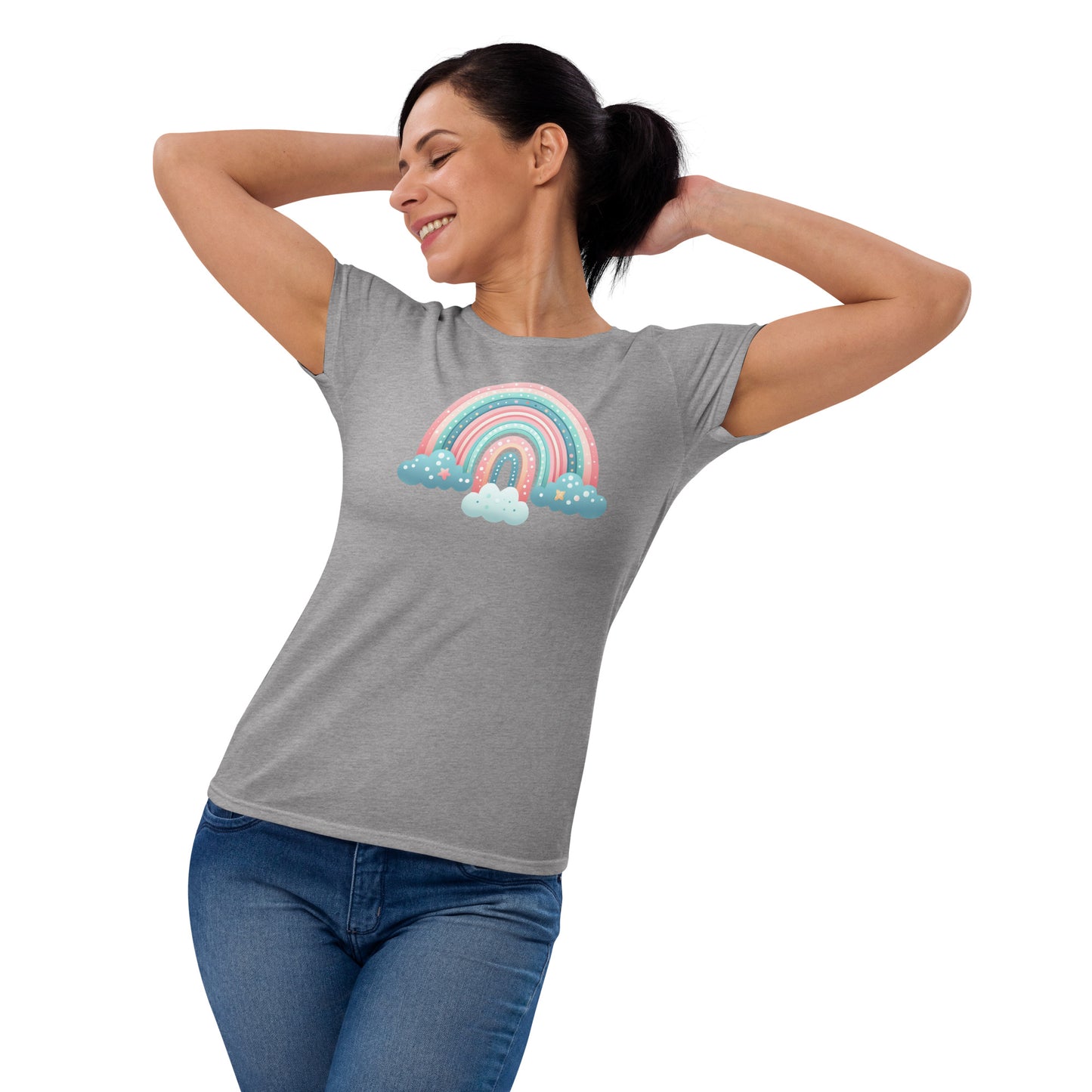 Women's Short Sleeve T-Shirt "Mint Cloud"