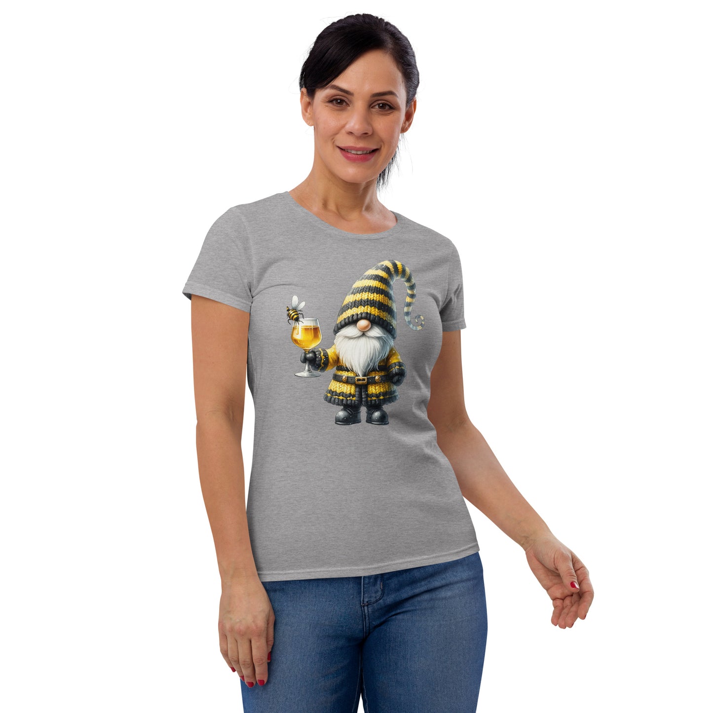 Women's Short Sleeve T-Shirt "Bee & Honey Gnomes" #7