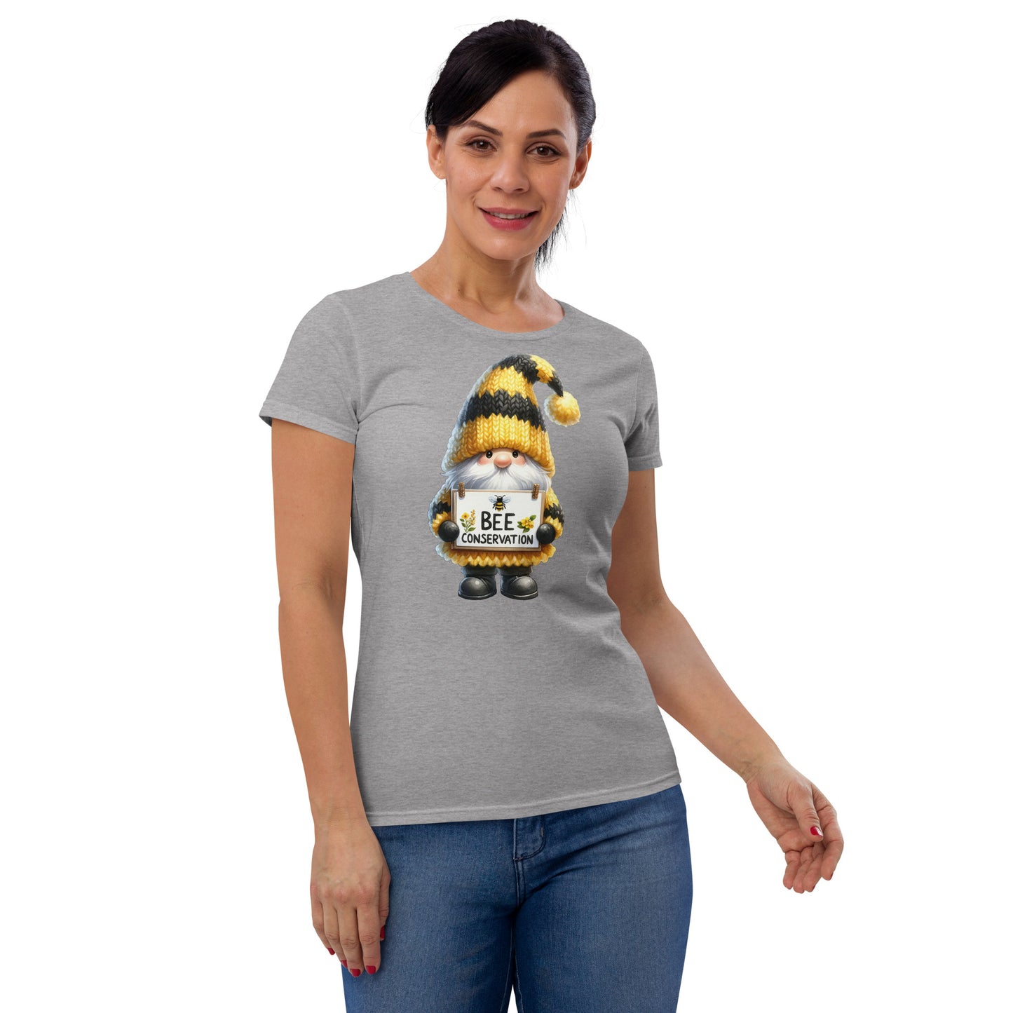 Women's Short Sleeve T-Shirt "Bee & Honey Gnomes" #8