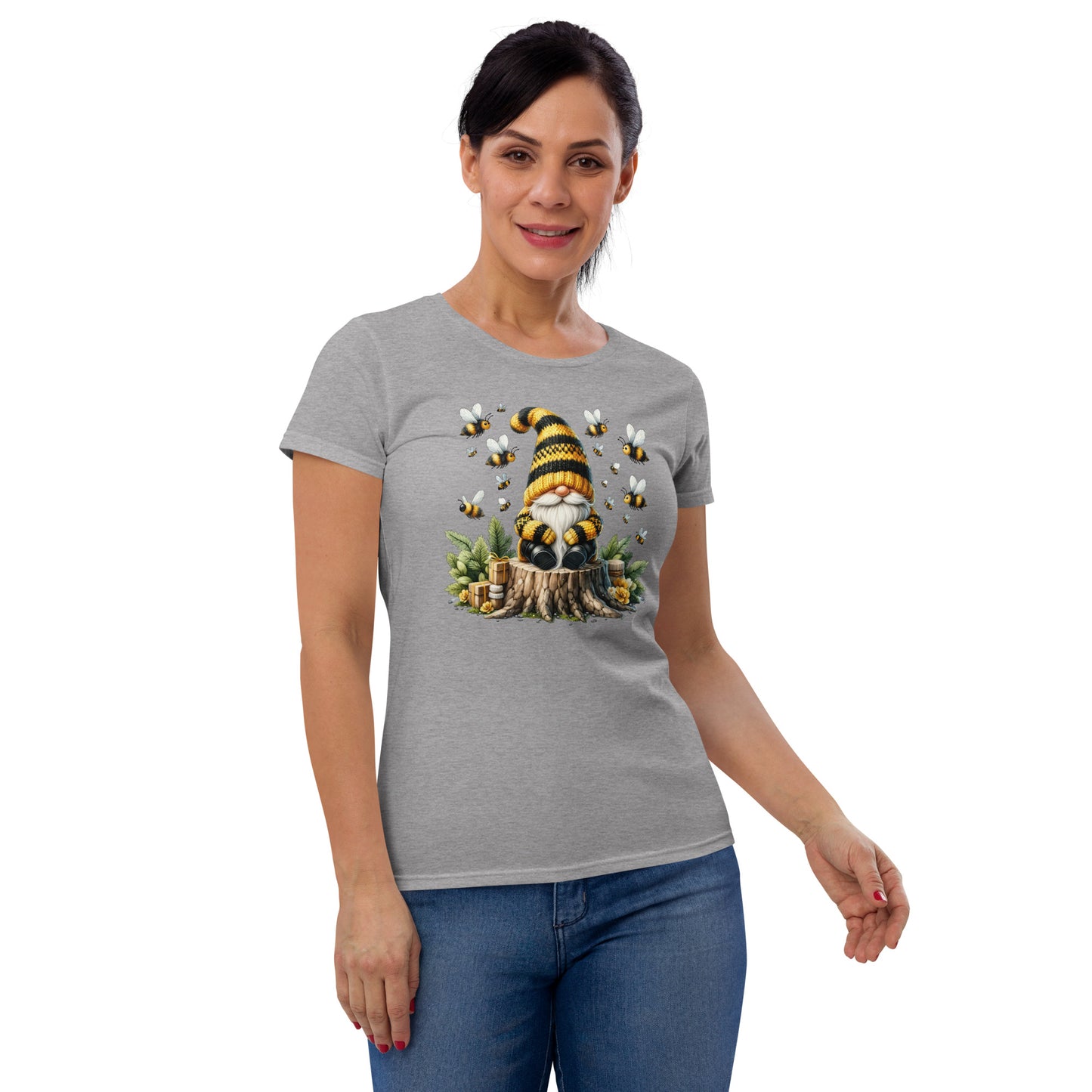 Women's Short Sleeve T-Shirt "Bee & Honey Gnomes" #9