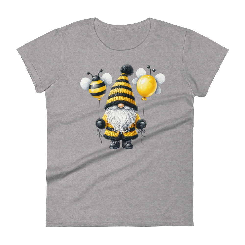 Women's Short Sleeve T-Shirt  "Bee & Honey" Gnomes #4