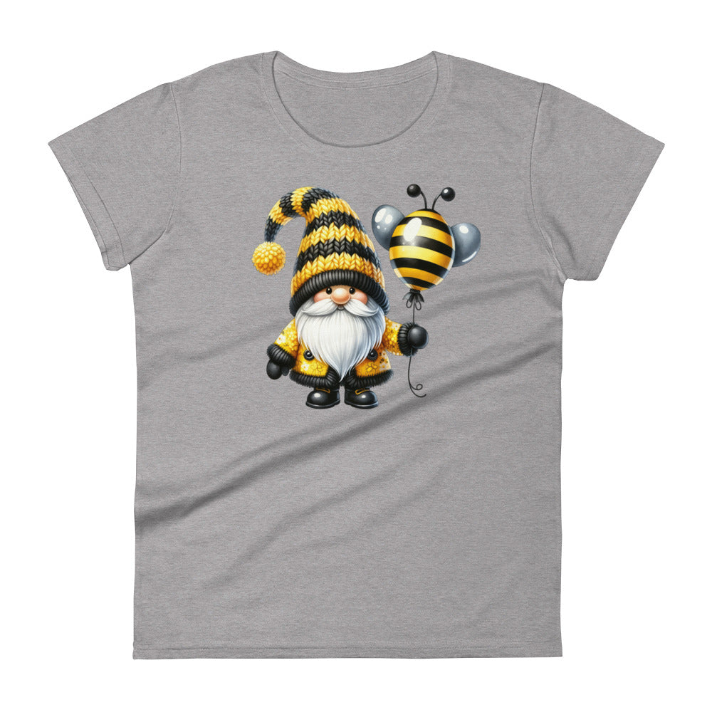 Women's Short Sleeve T-Shirt  "Bee & Honey" Gnomes #5