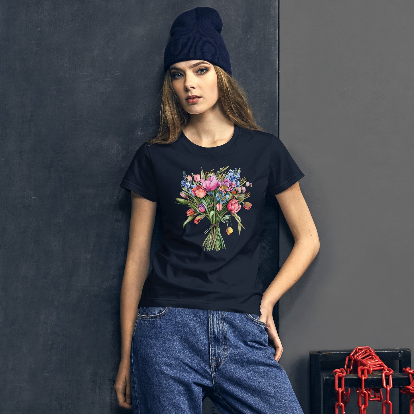 Women's Short Sleeve T-Shirt "Spring Bouquet"