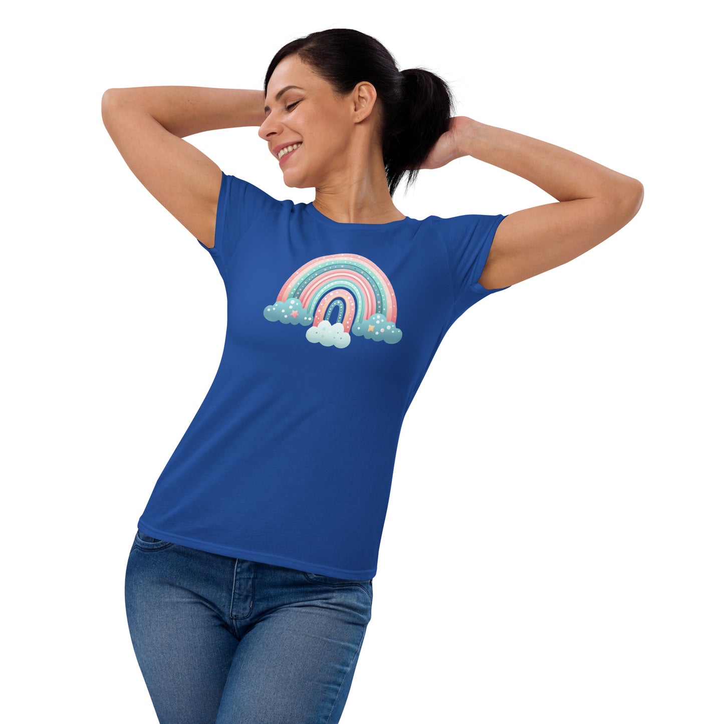 Women's Short Sleeve T-Shirt "Mint Cloud"