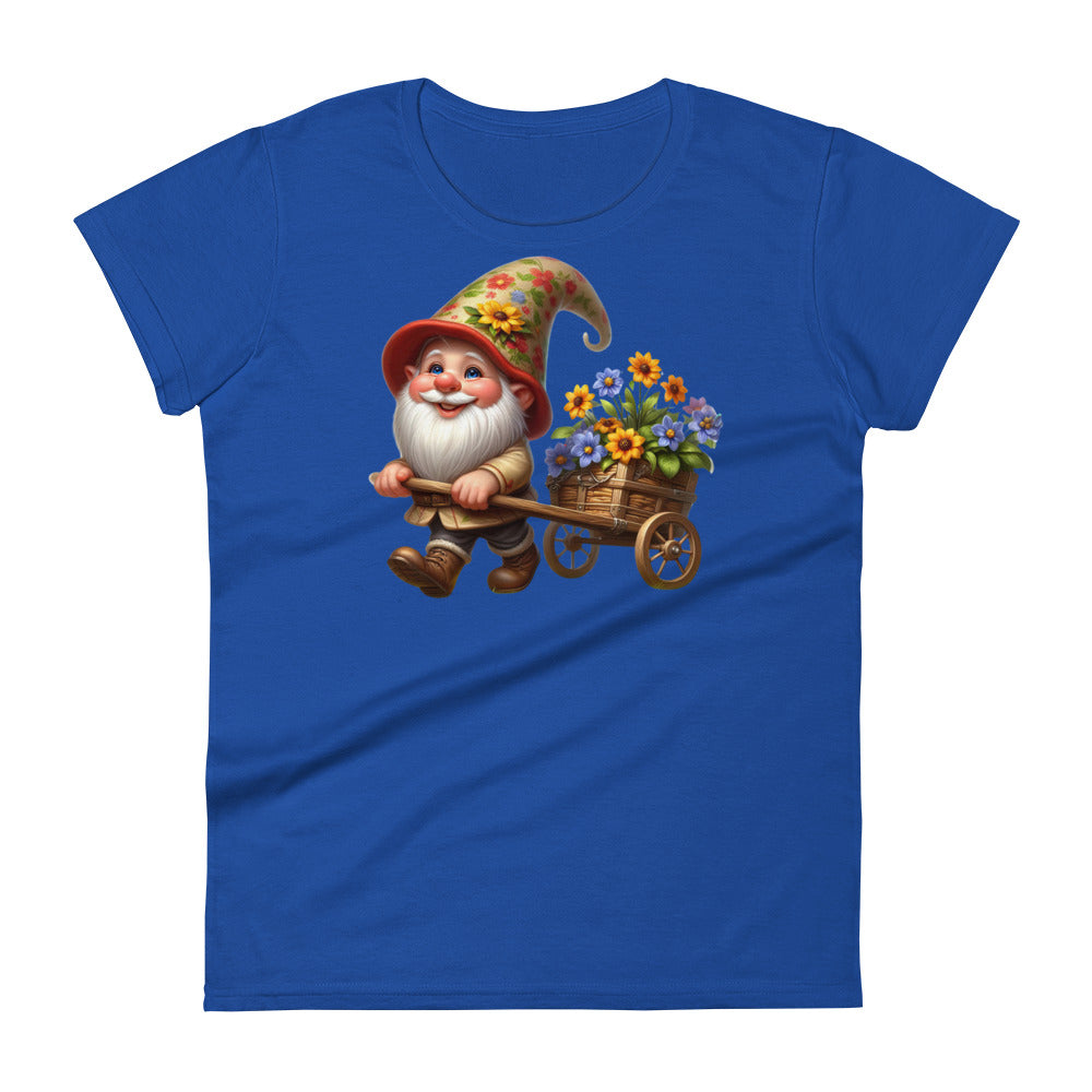 Women's Short Sleeve T-Shirt "Garden Gnomes" Cart