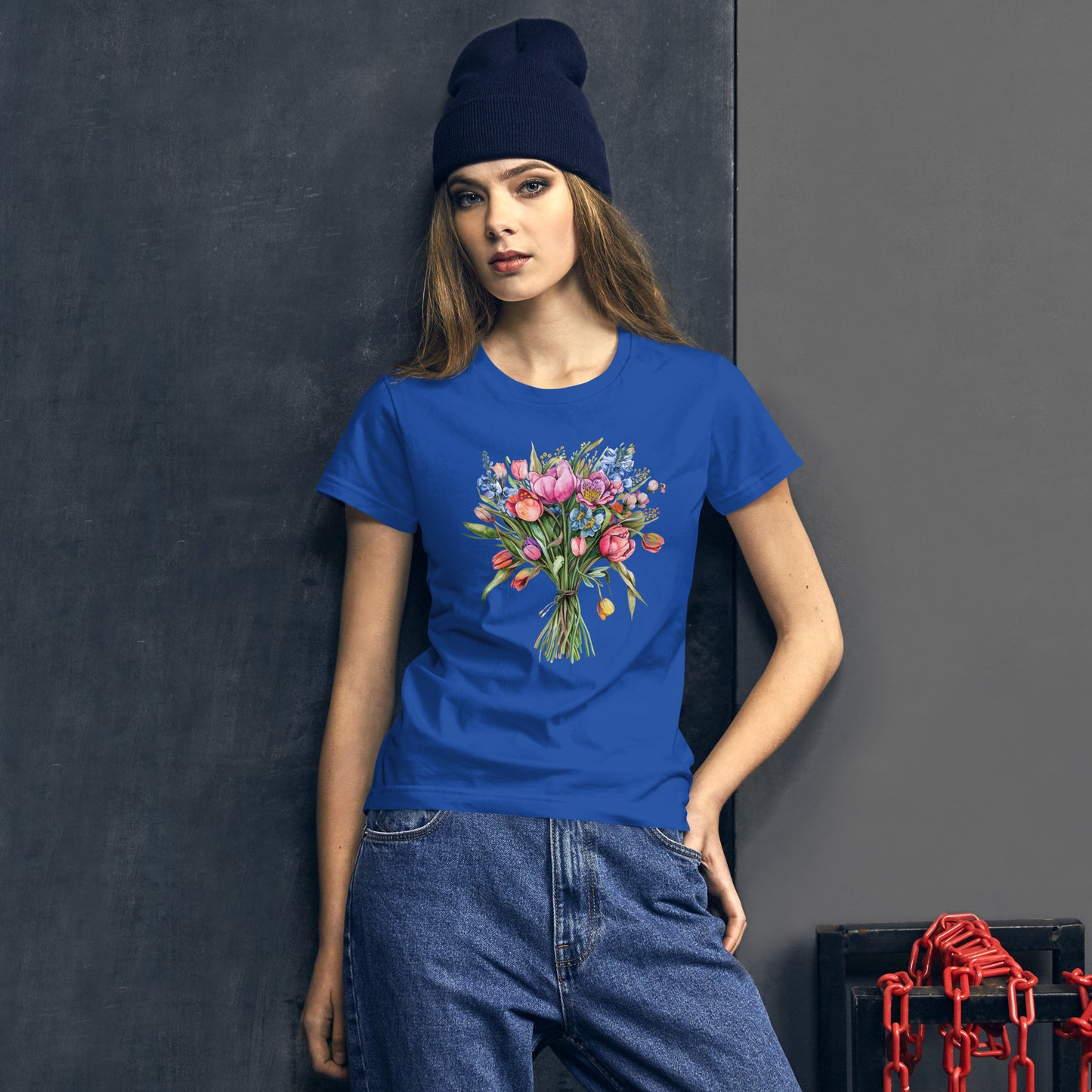 Women's Short Sleeve T-Shirt "Spring Bouquet"