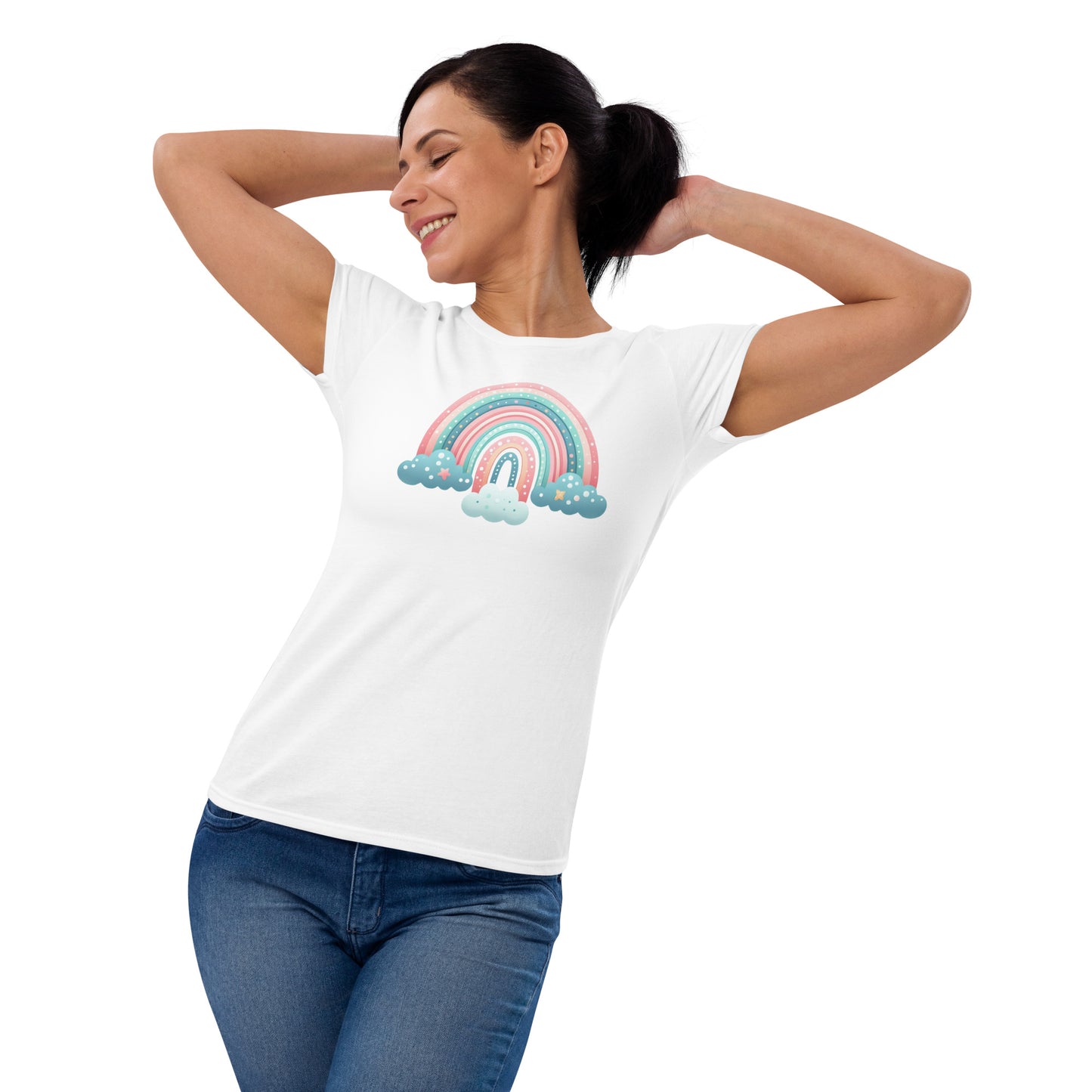 Women's Short Sleeve T-Shirt "Mint Cloud"