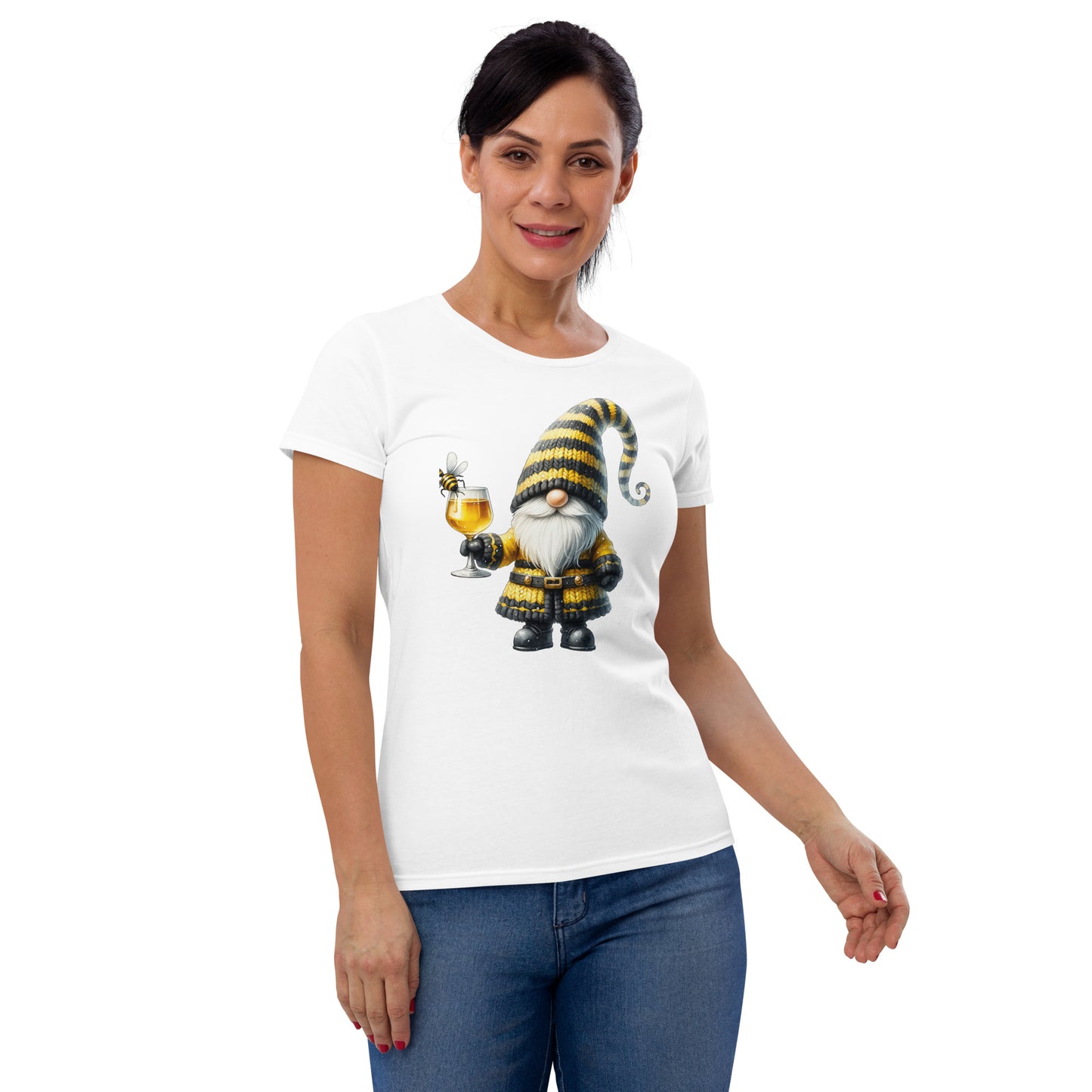 Women's Short Sleeve T-Shirt "Bee & Honey Gnomes" #7