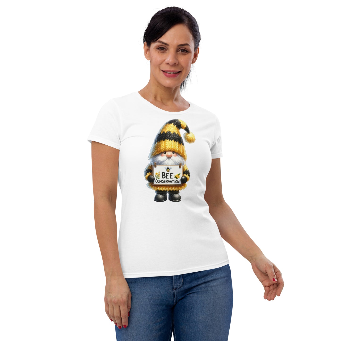 Women's Short Sleeve T-Shirt "Bee & Honey Gnomes" #8