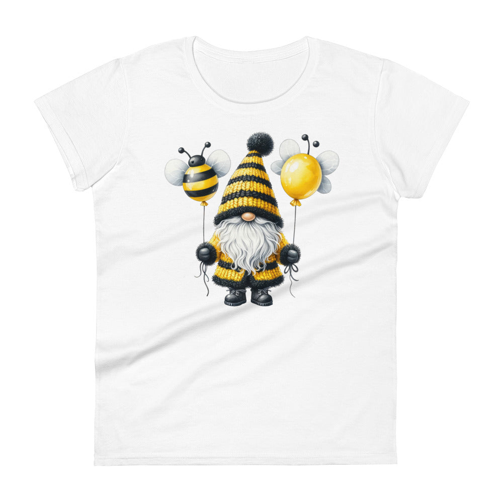 Women's Short Sleeve T-Shirt  "Bee & Honey" Gnomes #4