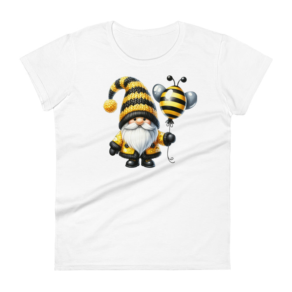 Women's Short Sleeve T-Shirt  "Bee & Honey" Gnomes #5