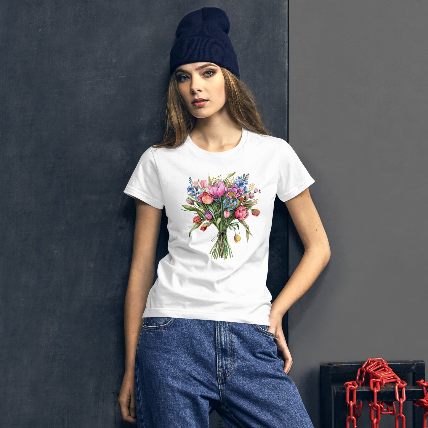 Women's Short Sleeve T-Shirt "Spring Bouquet"