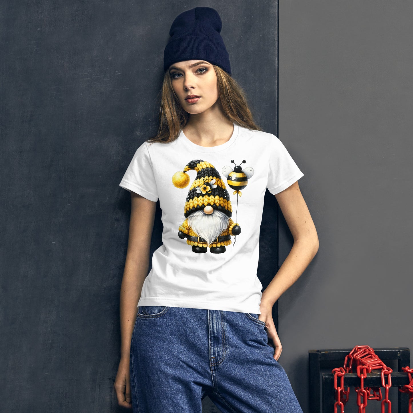 Women's Short Sleeve T-Shirt "Bee & Honey Gnomes" #20