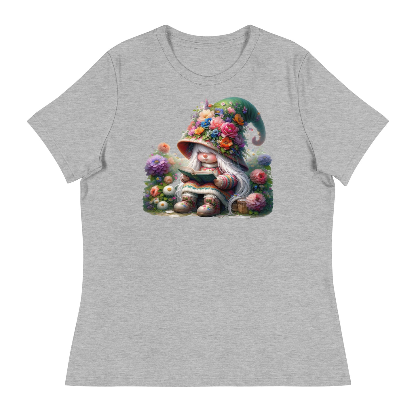 Women's Relaxed T-Shirt "Spring Gnomes" 03