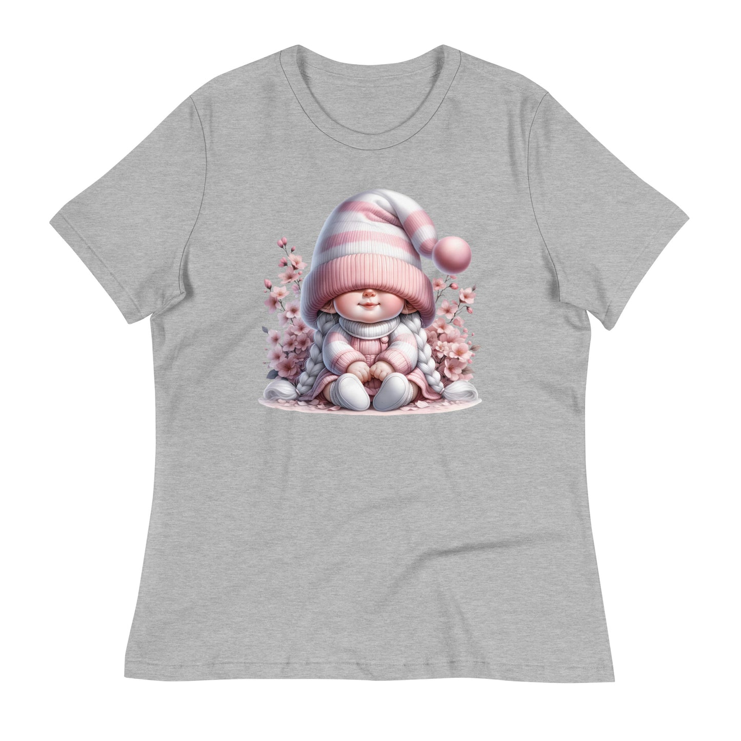 Women's Relaxed T-Shirt "Cherry Blossom Gnomes" #11