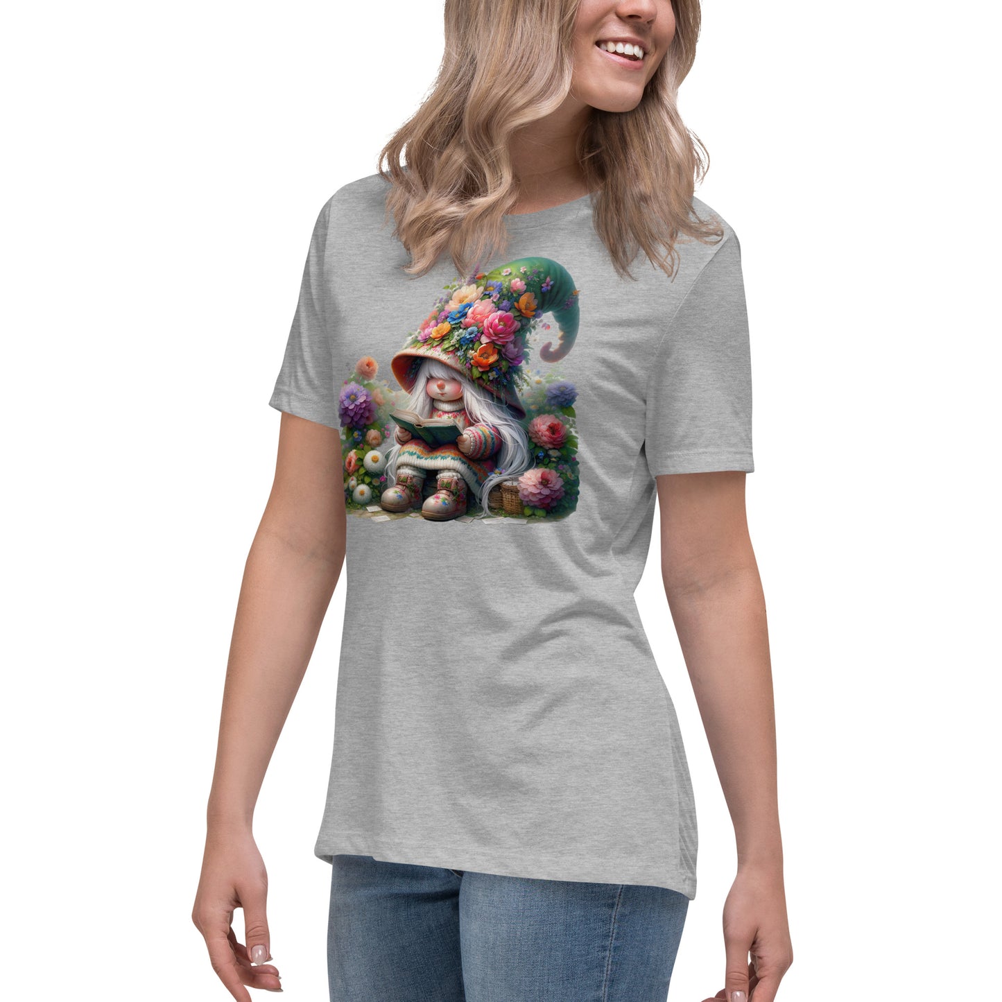 Women's Relaxed T-Shirt "Spring Gnomes" 03