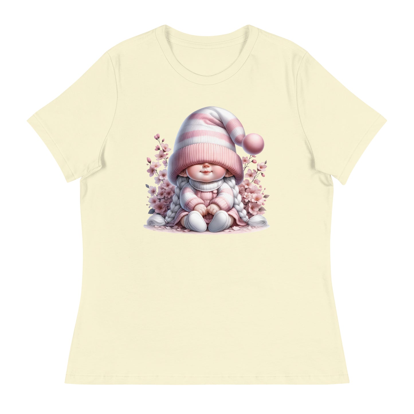 Women's Relaxed T-Shirt "Cherry Blossom Gnomes" #11