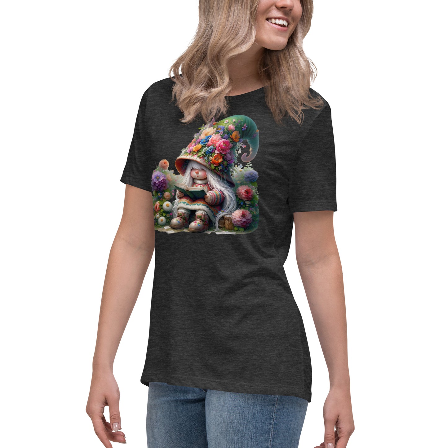 Women's Relaxed T-Shirt "Spring Gnomes" 03