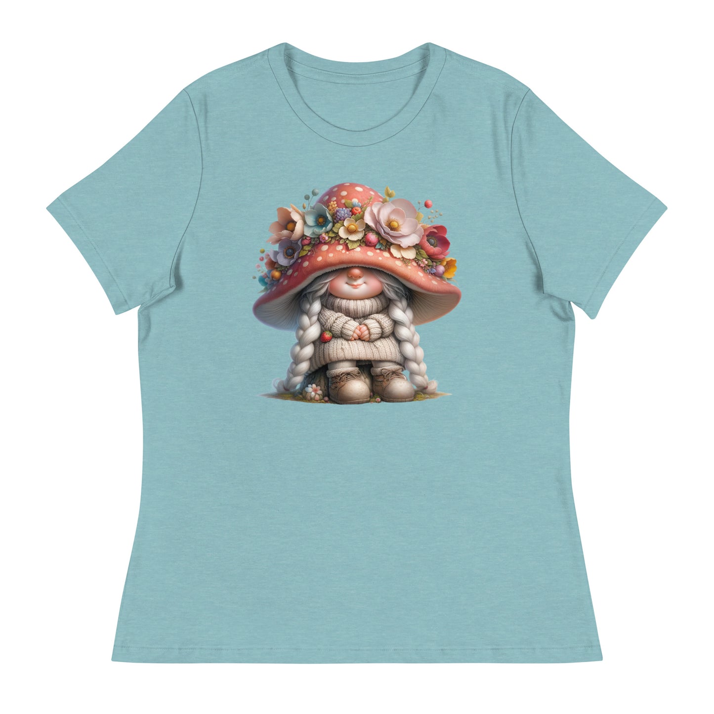 Women's Relaxed T-Shirt "Spring Gnomes" 01