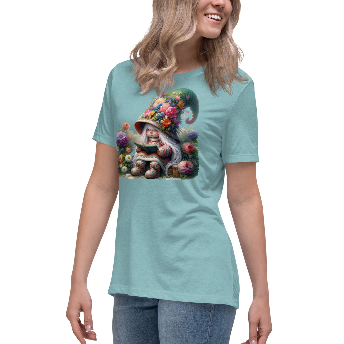 Women's Relaxed T-Shirt "Spring Gnomes" 03