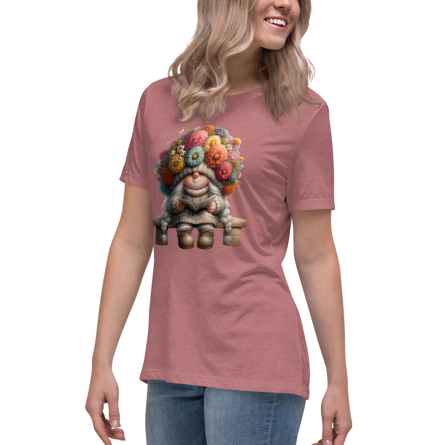 Women's Relaxed T-Shirt "Spring Gnomes" 07