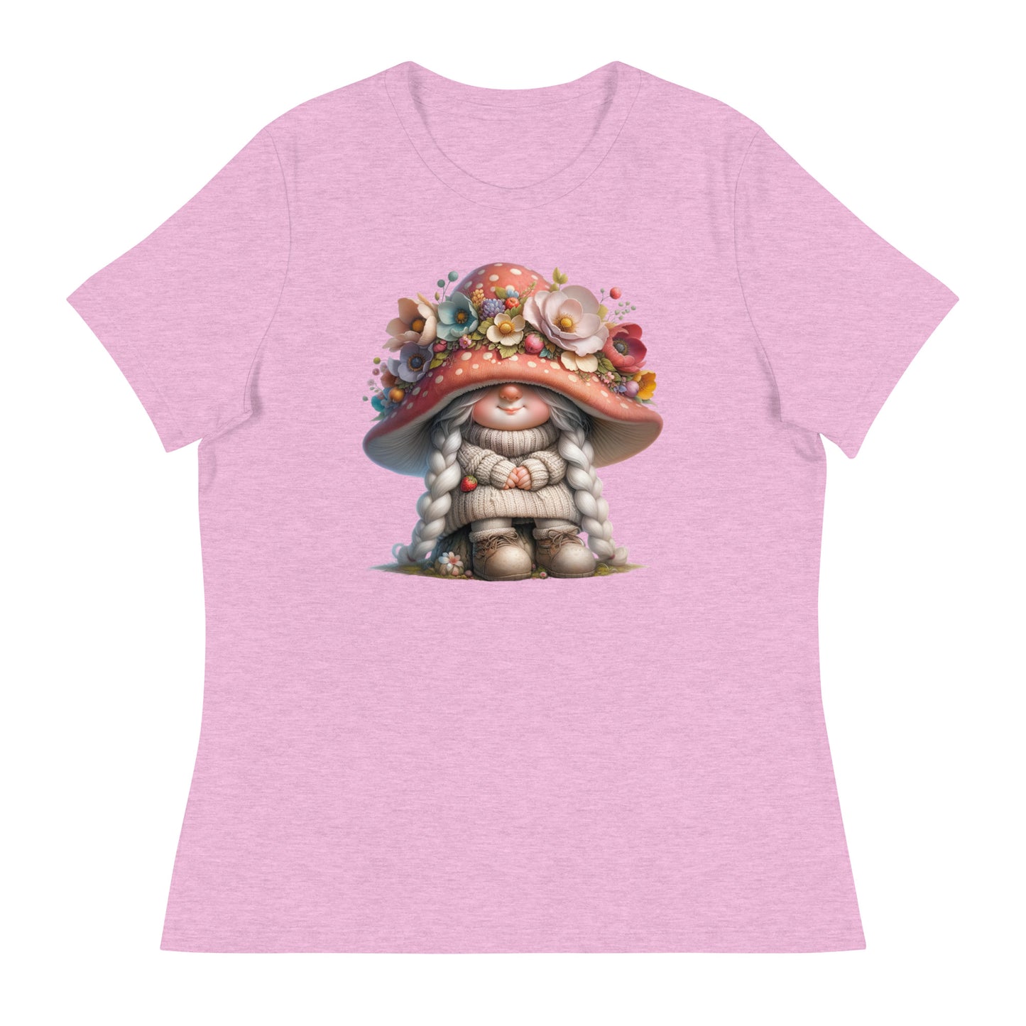 Women's Relaxed T-Shirt "Spring Gnomes" 01