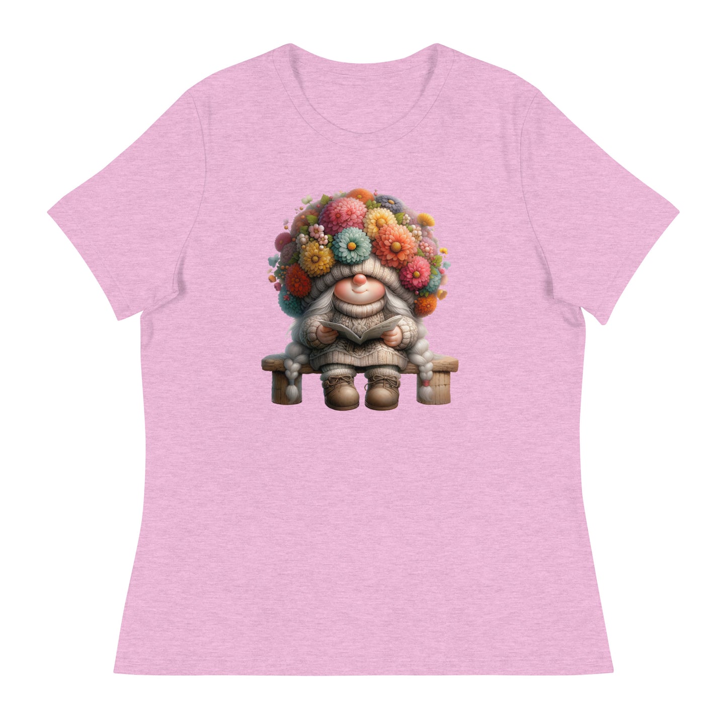 Women's Relaxed T-Shirt "Spring Gnomes" 07