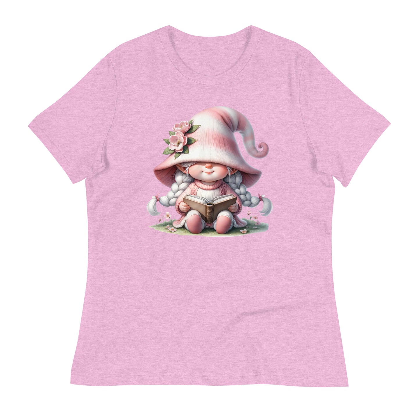 Women's Relaxed T-Shirt "Cherry Blossom Gnomes" #8