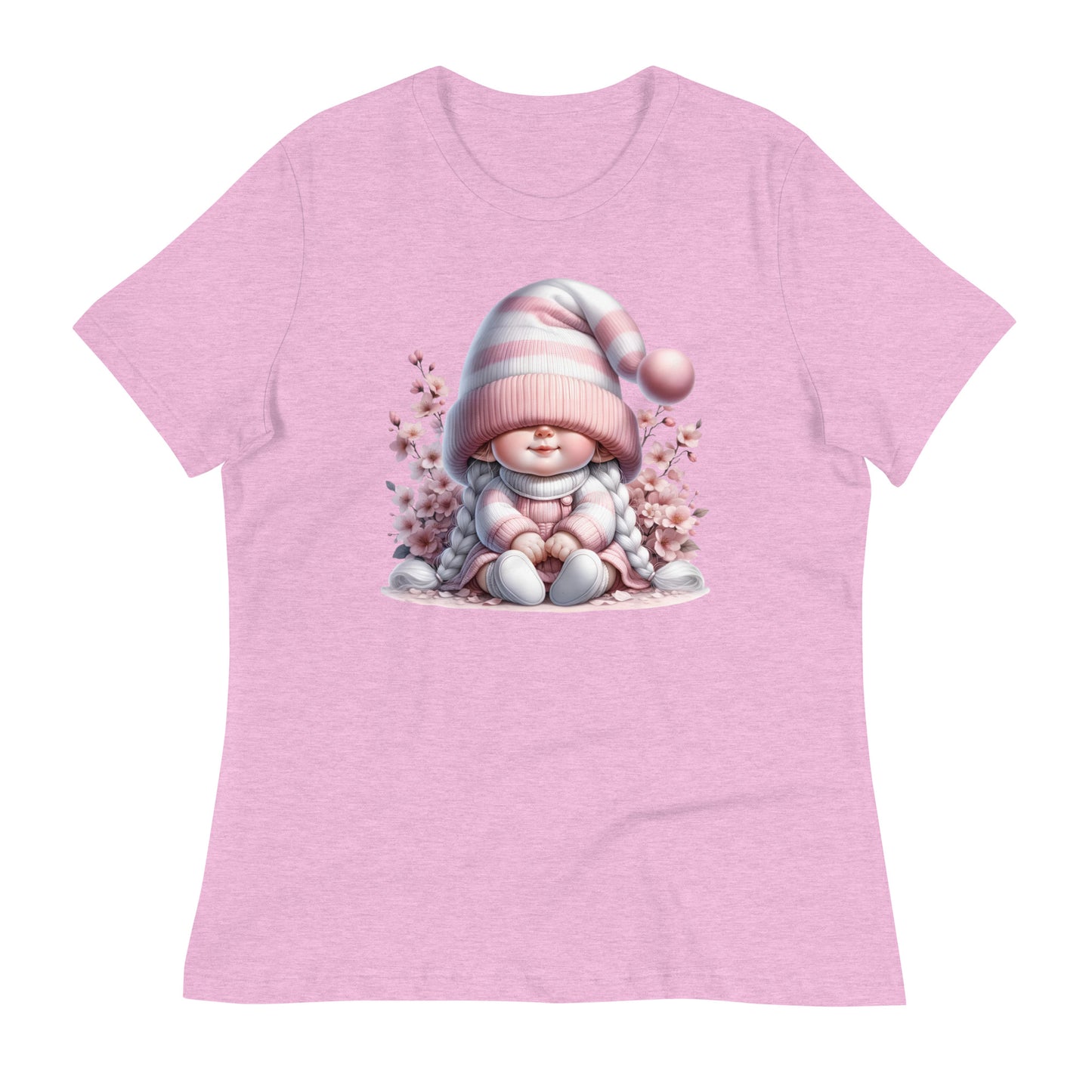 Women's Relaxed T-Shirt "Cherry Blossom Gnomes" #11