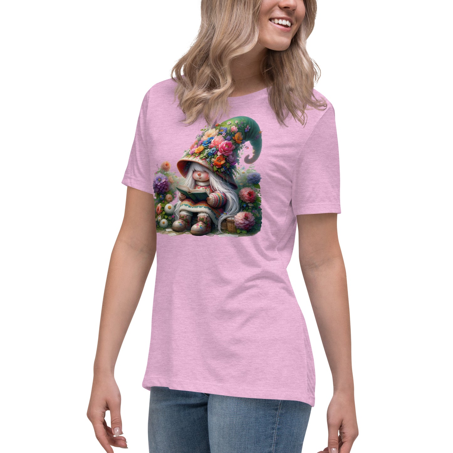 Women's Relaxed T-Shirt "Spring Gnomes" 03