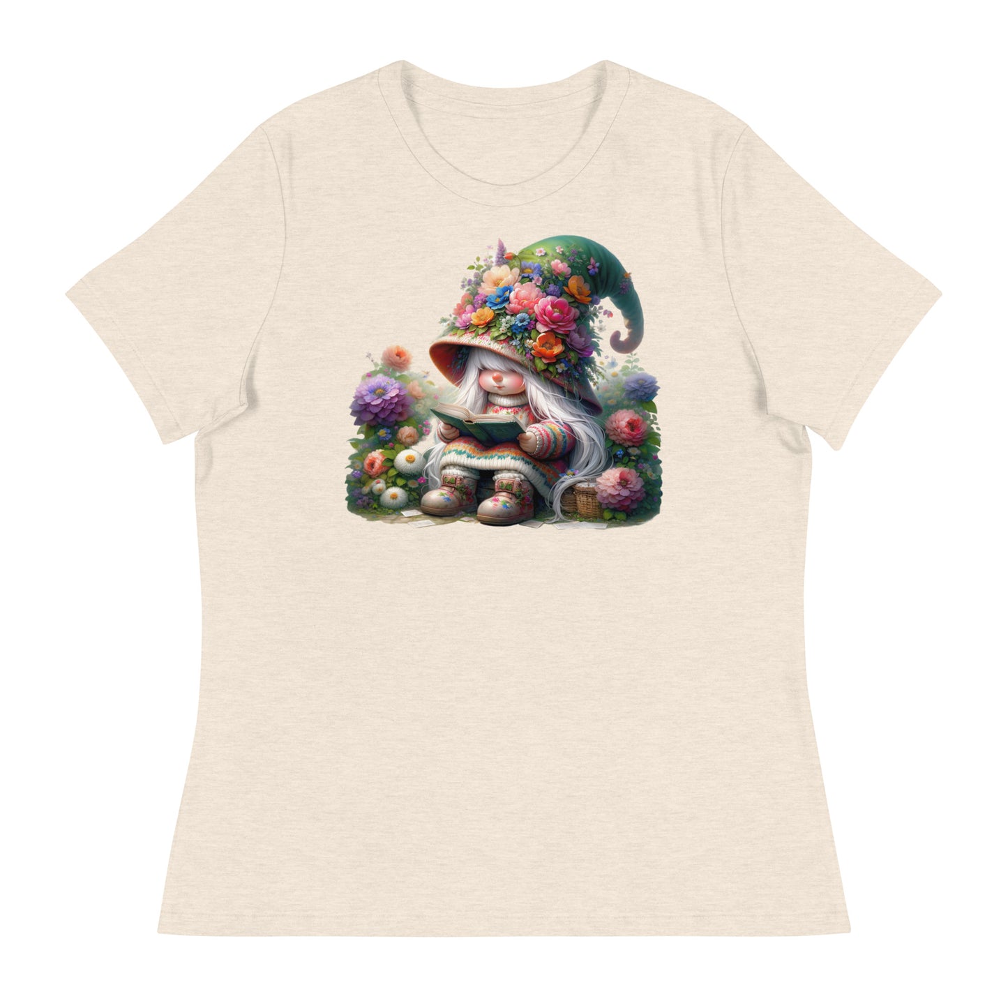 Women's Relaxed T-Shirt "Spring Gnomes" 03