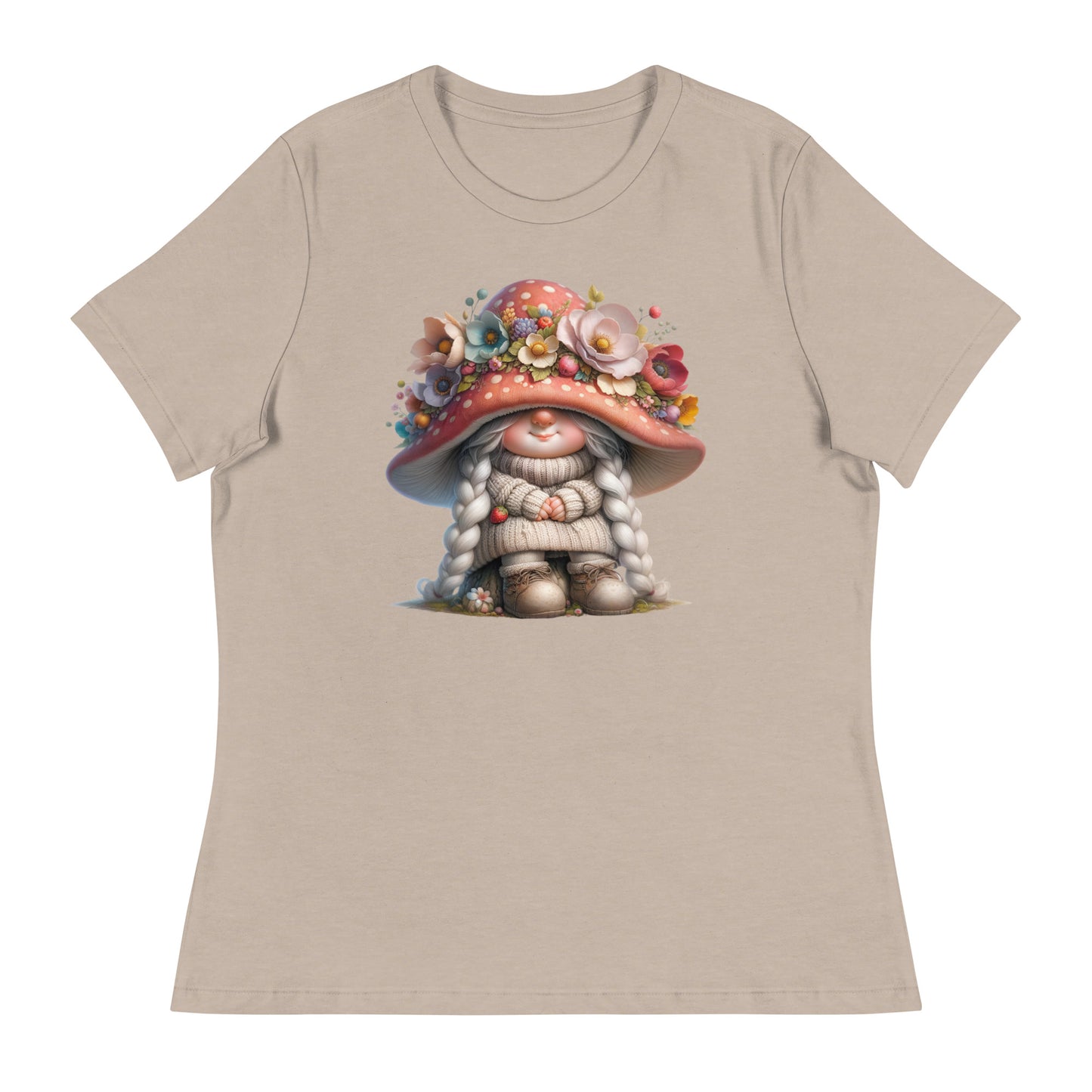 Women's Relaxed T-Shirt "Spring Gnomes" 01