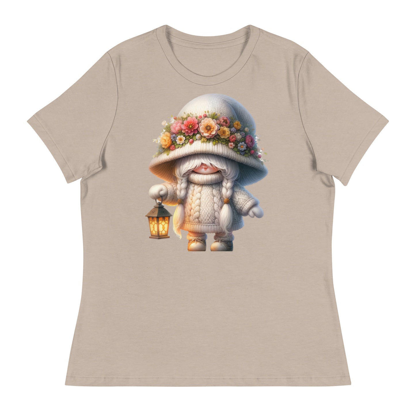 Women's Relaxed T-Shirt "Spring Girl Gnomes" #11