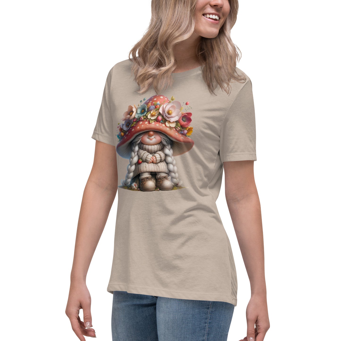 Women's Relaxed T-Shirt "Spring Gnomes" 01