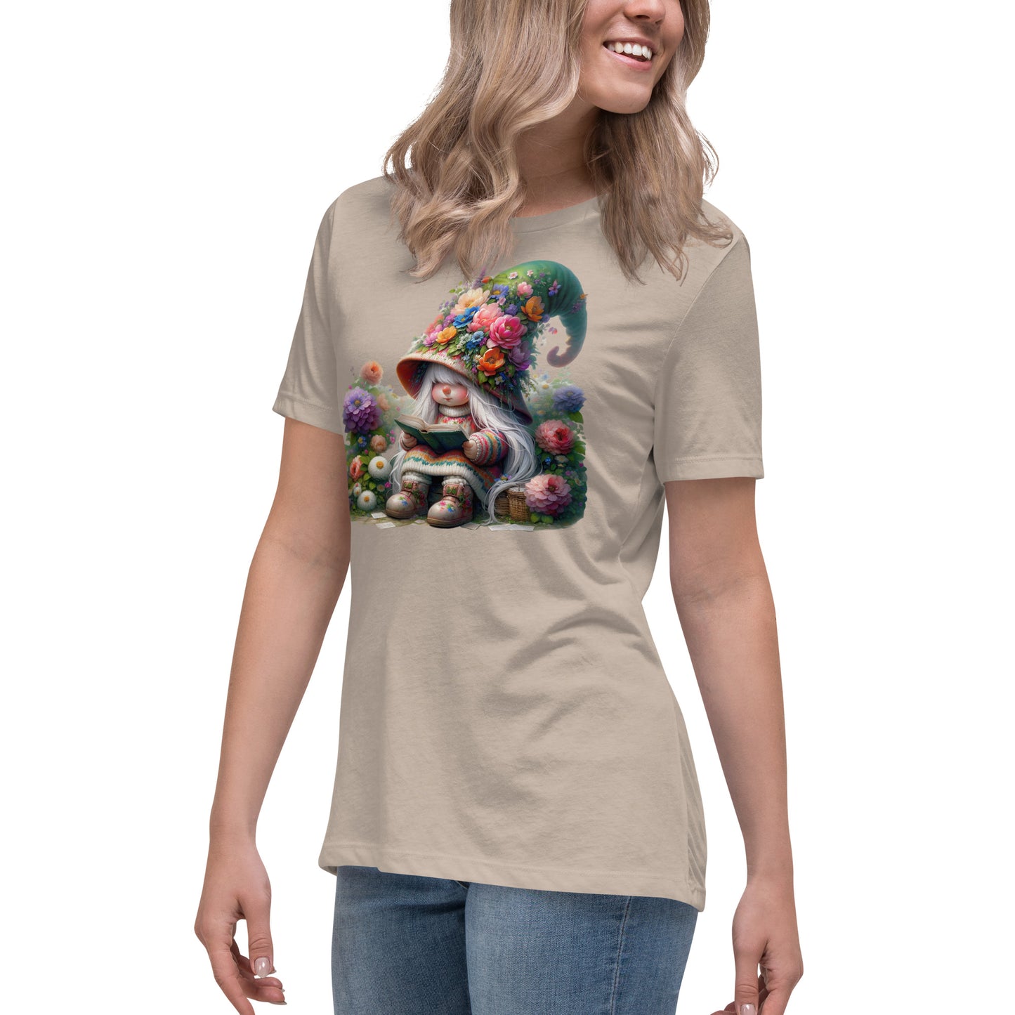 Women's Relaxed T-Shirt "Spring Gnomes" 03