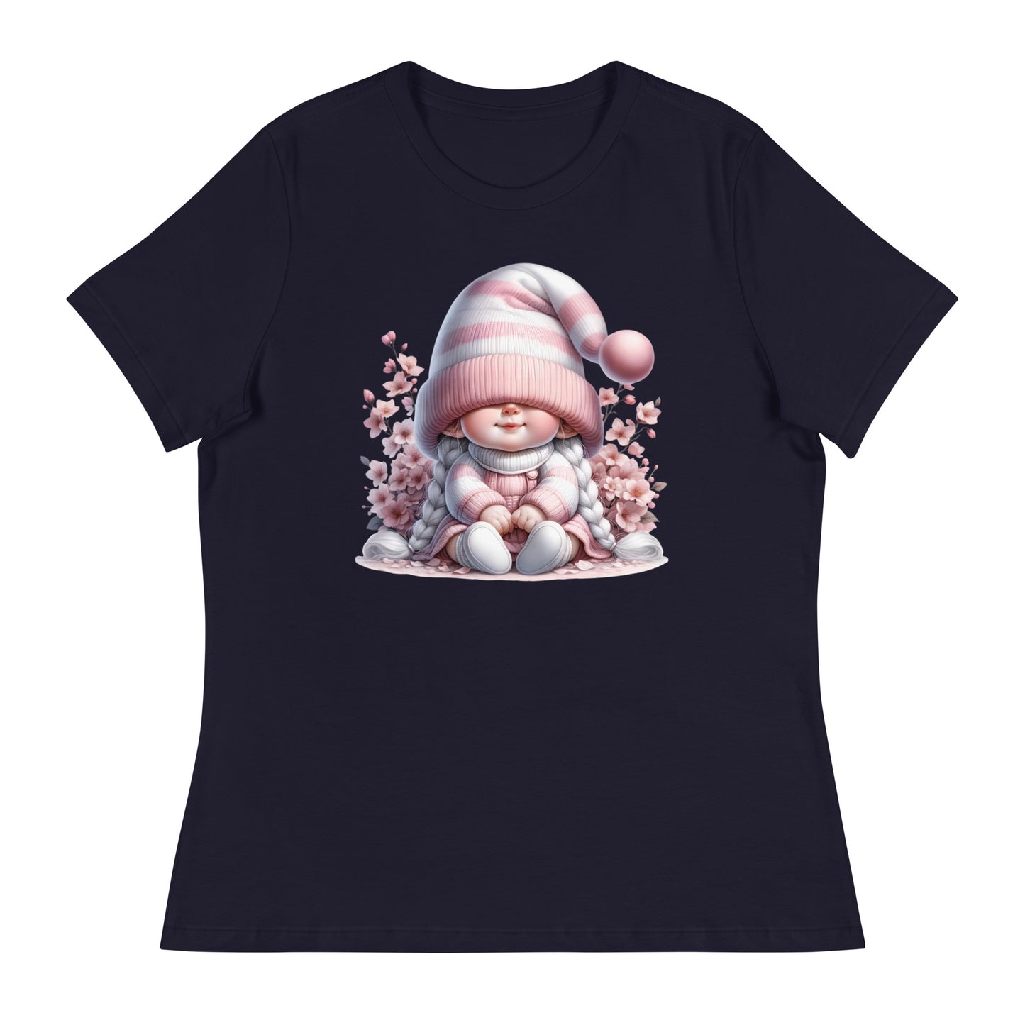 Women's Relaxed T-Shirt "Cherry Blossom Gnomes" #11