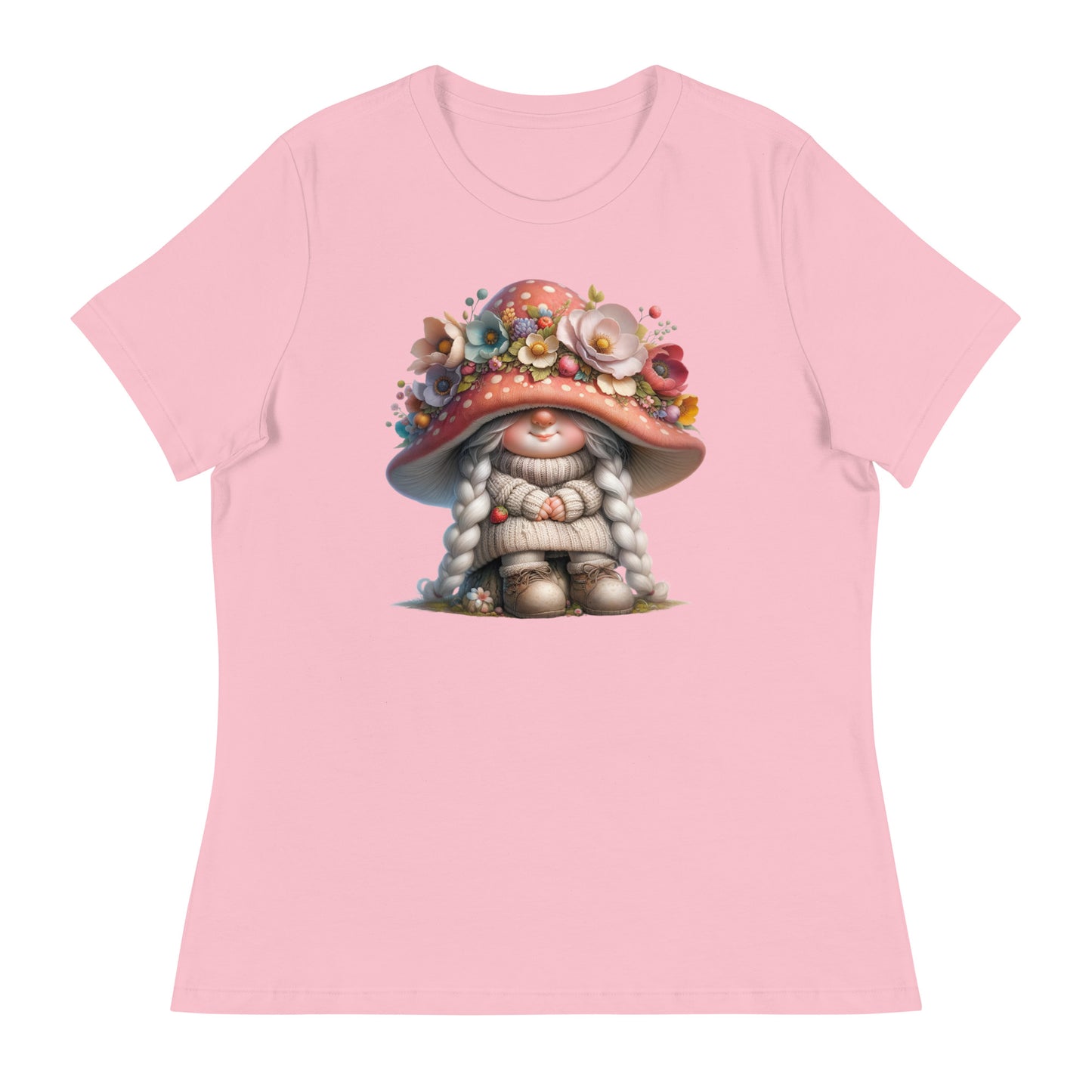 Women's Relaxed T-Shirt "Spring Gnomes" 01