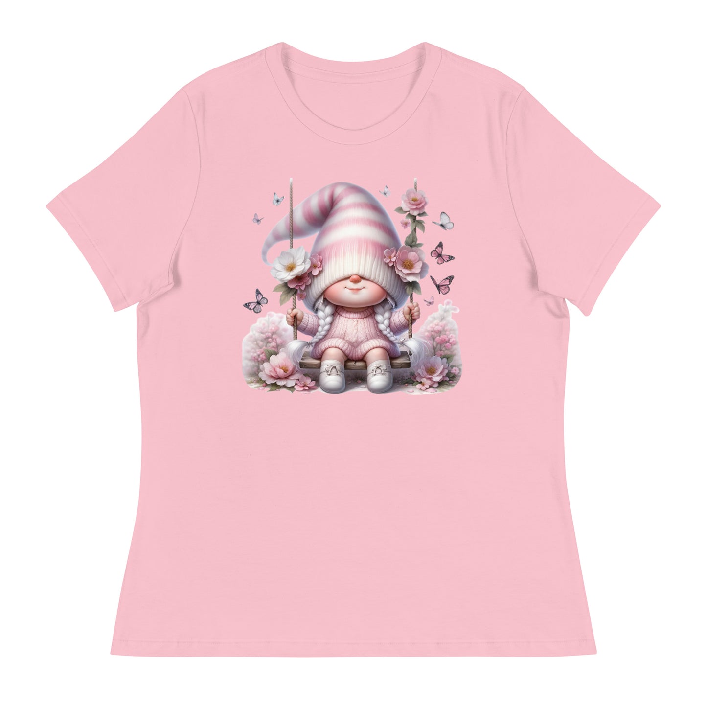 Women's Relaxed T-Shirt "Cherry Blossom Gnome" #7