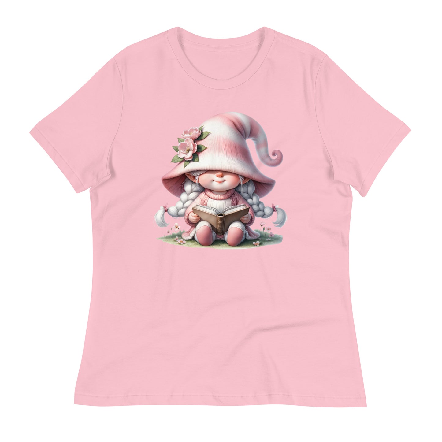 Women's Relaxed T-Shirt "Cherry Blossom Gnomes" #8