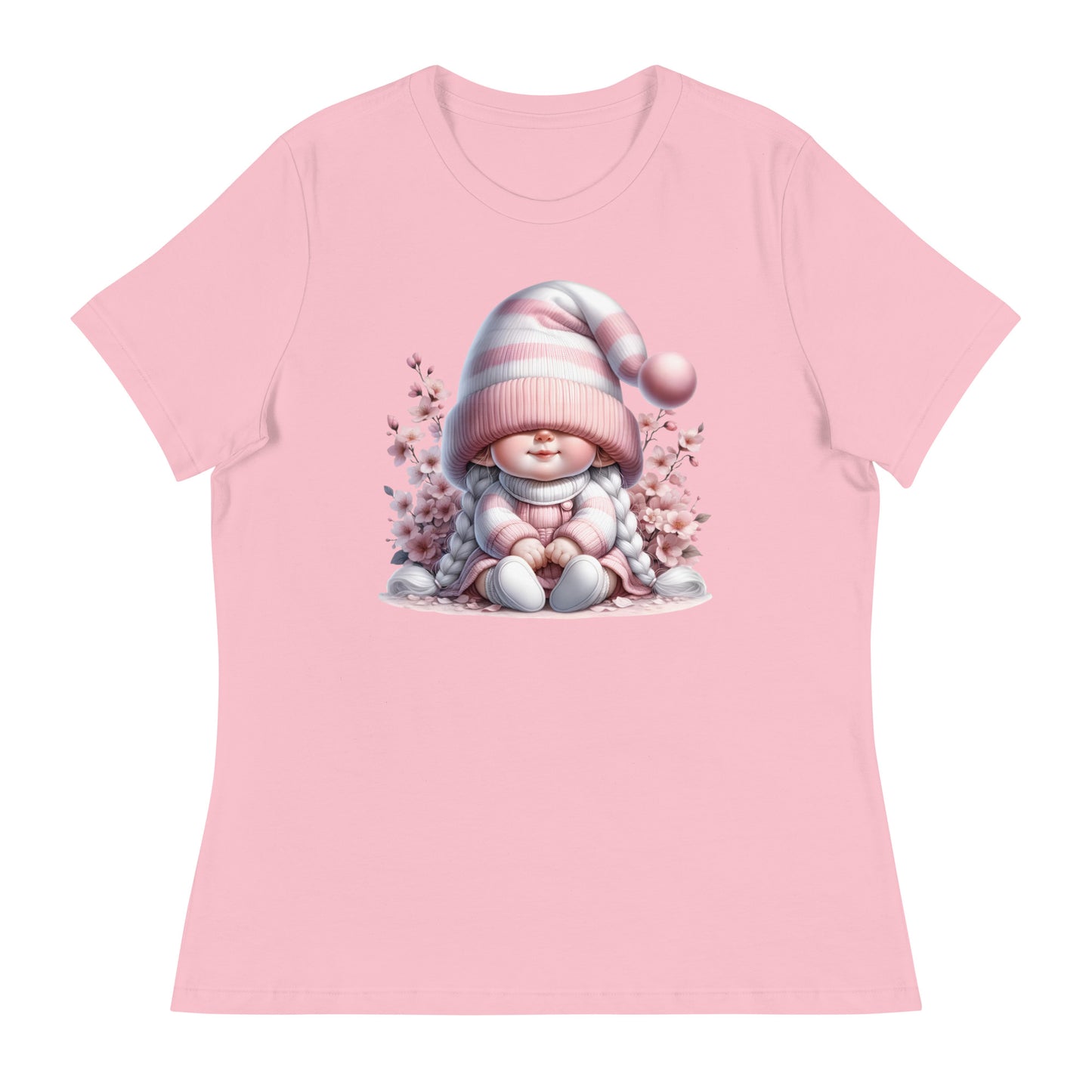 Women's Relaxed T-Shirt "Cherry Blossom Gnomes" #11