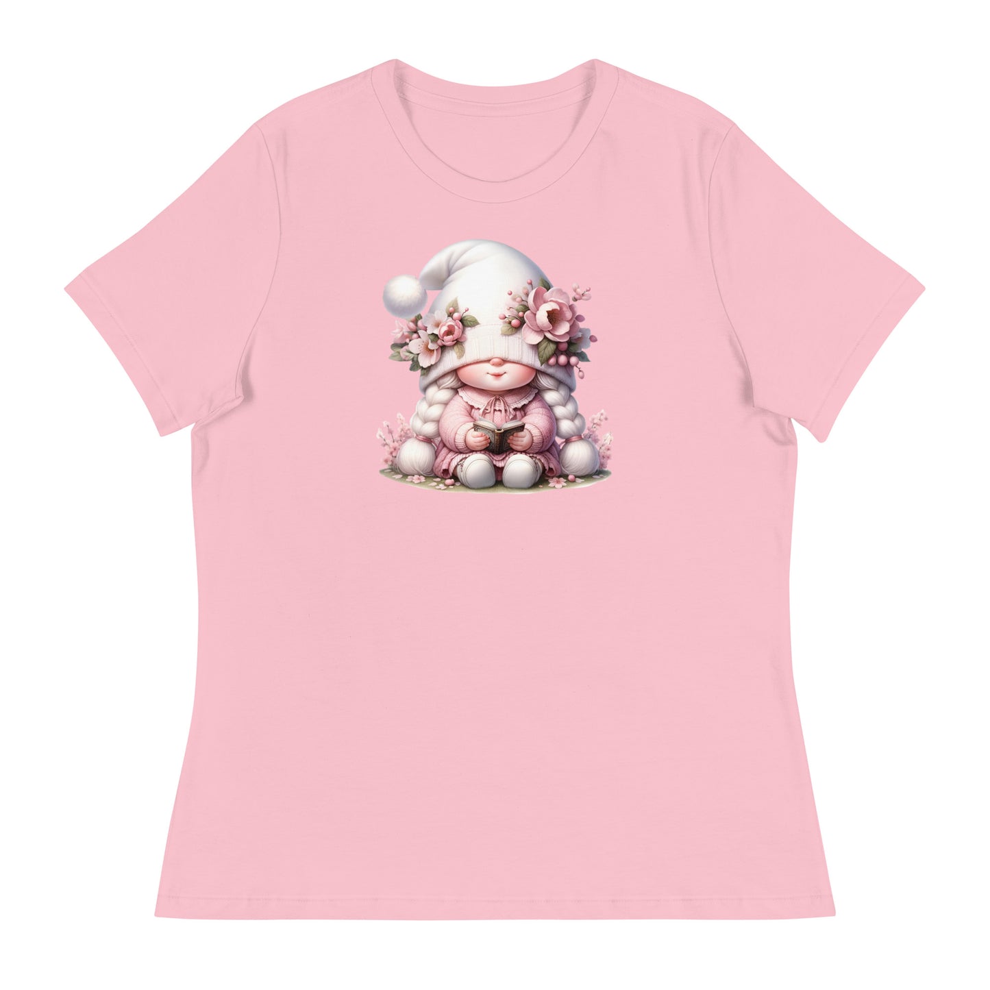 Women's Relaxed T-Shirt "Cherry Blossom Gnomes" #1`