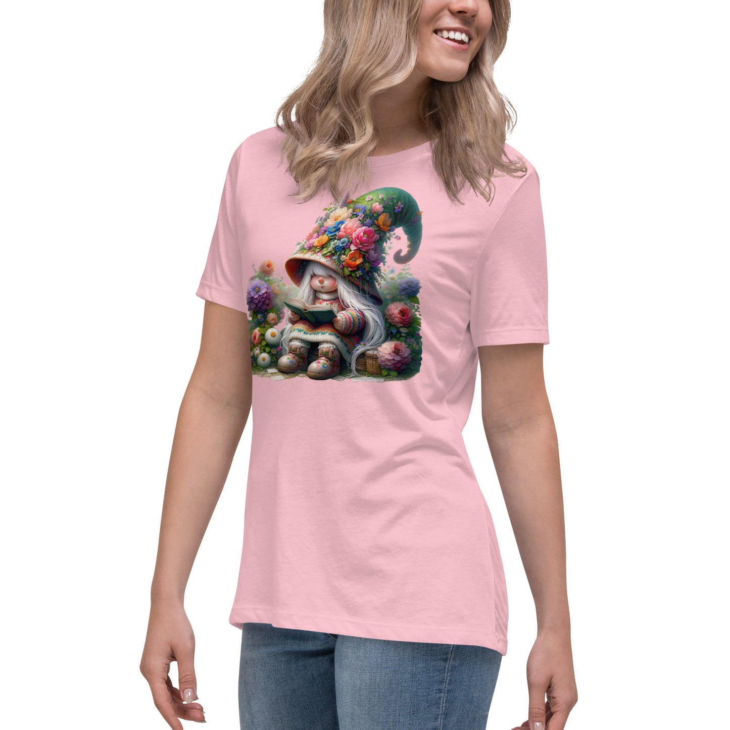 Women's Relaxed T-Shirt "Spring Gnomes" 03