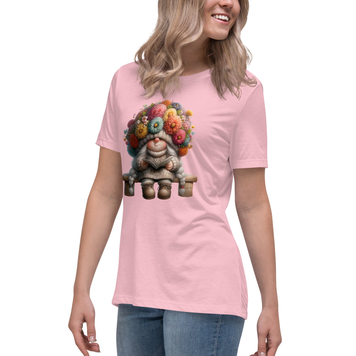 Women's Relaxed T-Shirt "Spring Gnomes" 07