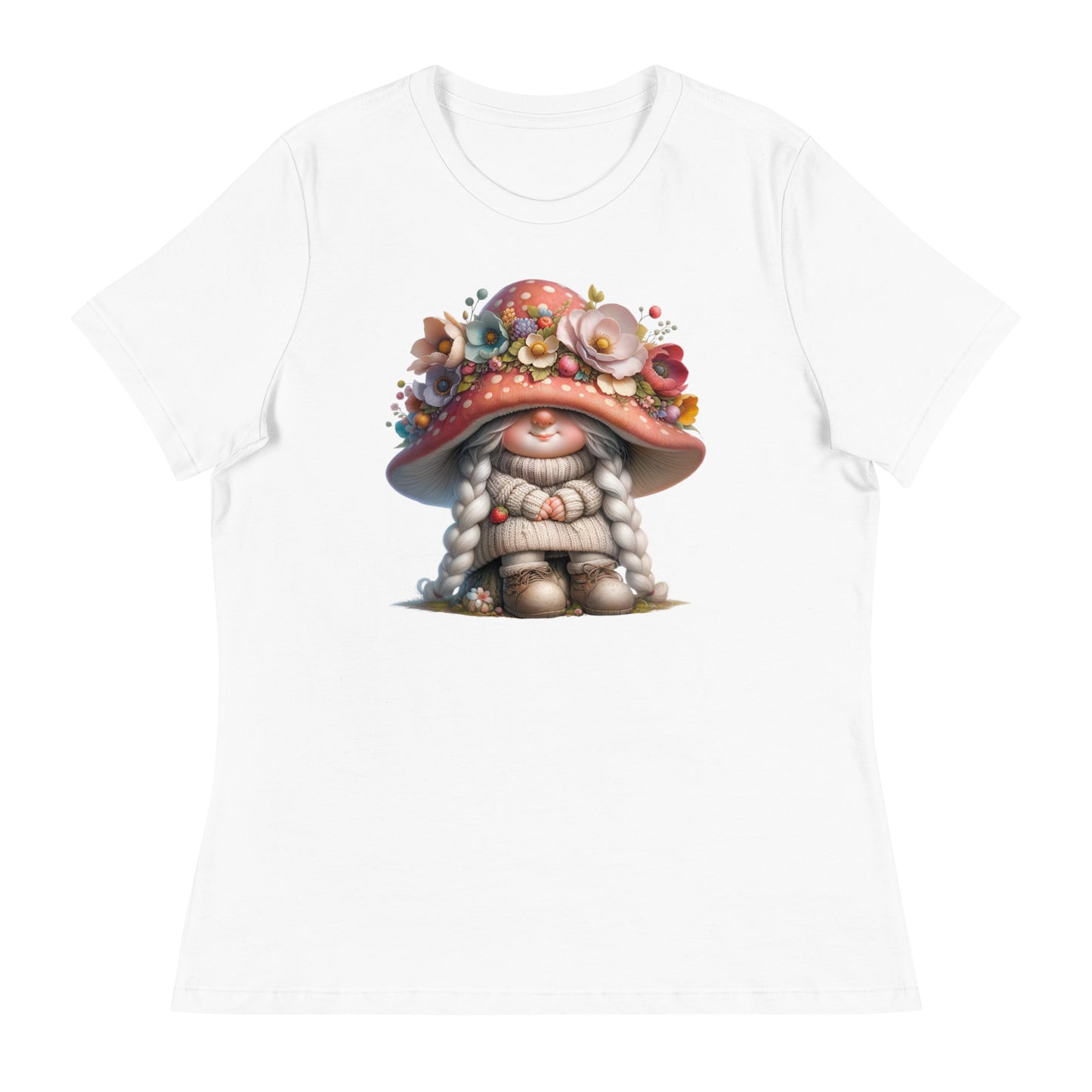 Women's Relaxed T-Shirt "Spring Gnomes" 01